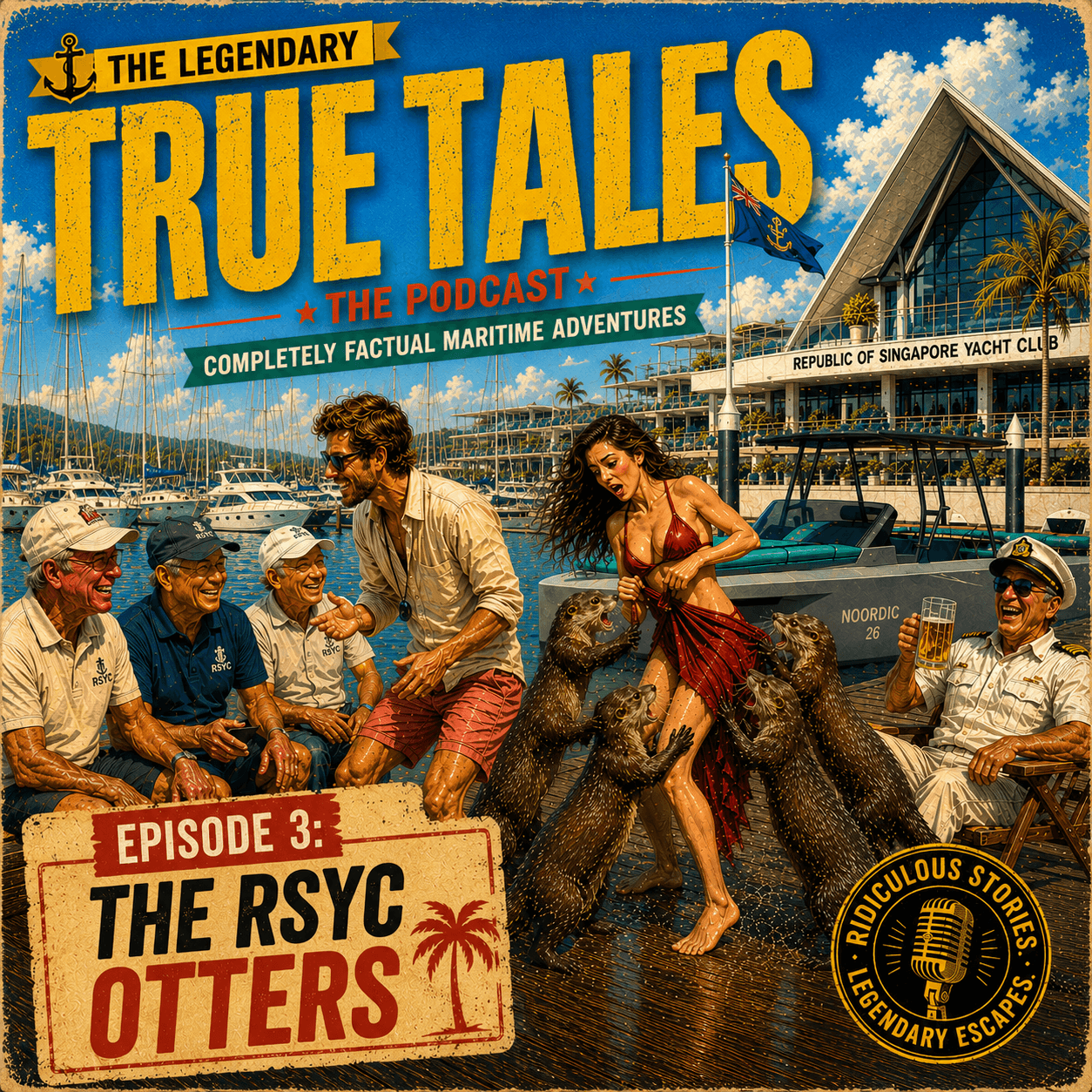 Episode 3: The RSYC Otters — The Republic of Singapore Yacht Club has a raft of smooth-coated otters. This was not in the brochure.